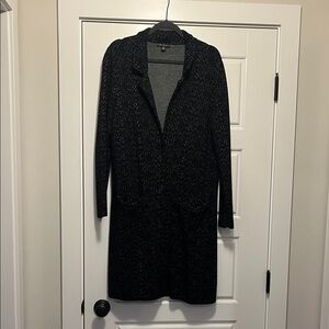 Tribal Black and White Knit Cardigan coat  size M